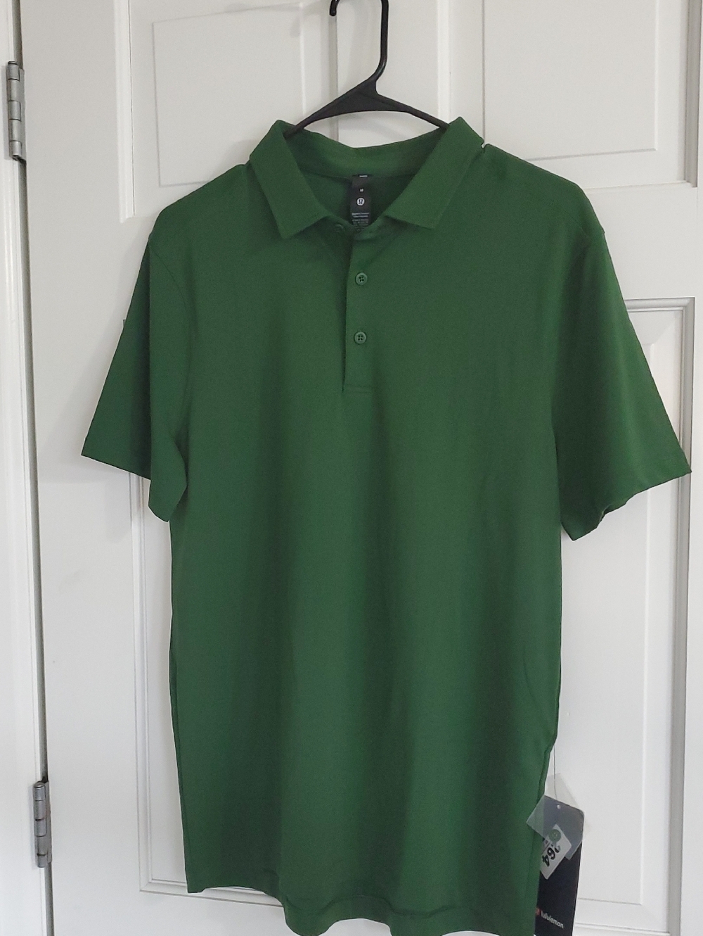 NWT Lululemon ShowZero Polo Shirt Mens M Ivy Green
